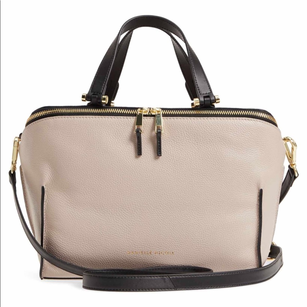 Mia leather satchel
